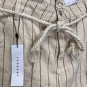 Topshop  Striped Paperbag High Rise Shorts 12 NWT Photo 2