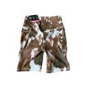 Gottex  Brown White Printed Bike Shorts Sz XS NEW Photo 4