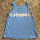 Life is Good  Women's Optimist Retro Stripe Textured Slub Tank Photo 0