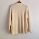 American Eagle  | cream cozy knit oversized button front cardigan Photo 2