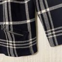 Ralph Lauren  Black & White Plaid Zip Up Cotton Jacket Shacket Medium Photo 2