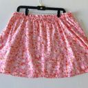 Abound  PaperBag floral mini Skirts size MEDIUM Coral Pink Bohemian Boho Photo 2