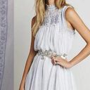 Free People $148 PRE OWNED  Ivory Combo Penny Georgette Babylon Dress XS Photo 0