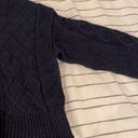 BLANK NYC BLANC NYC navy Cable Knit Sweater Photo 1