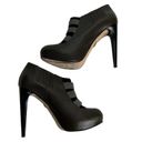 L.A.M.B. Gwen Stefani King Triple Buckle Bootie Olive Gray Platform Heels Size 8.5 Photo 8