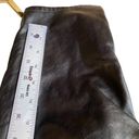 Old Navy  Vintage High-waisted Loose Leather Pants Black Size 6 Photo 9