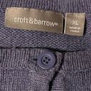 Croft & Barrow Croft Barrow‎ Winter Cardigan Purple Snowman Wool Blend Holiday Christmas XL Photo 6