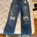 Hollister high rise dad jeans ripped  Photo 0