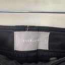 Everlane The Way High Tencel Tapered High Rise Pleated Trouser Pants Black Photo 5