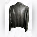 Jones New York  Women’s Black Leather Jacket size Medium Photo 1