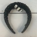 Lele Sadoughi NEW -  - Jet Dot Velvet Kelly Headband Photo 5