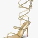 Dream Paris Worn once! High Heels Stilletos Strappy Gladiator Square Open Toe Heels Sandals Photo 2