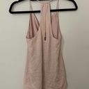 Haute Hippie  blush pink cowl-neck silk tank top size XS Photo 4