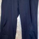 Nike Women's  Crop Capris Pants Navy Straight Leg Swoosh Logo Drawstring Size XL Photo 3