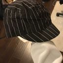 Black and white stripe hat Photo 1