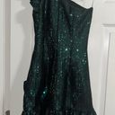 Boutique Green Sequin Dress Photo 1