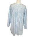 Lacausa  Avery Shirt Dress Mini Baby Blue Polka Dot Button Front Size S New Photo 3