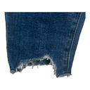 Loft  High Waist Skinny Cropped Distressed Frayed Hem Denim Jeans Women Size 27/4 Photo 1