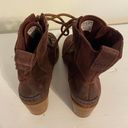 Sorel Cate Leather Lace Up Waterproof Combat Boots Photo 2