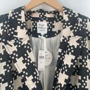 Tracy Reese HOPE FOR FLOWERS By  Blazer Size Extra Large NWT Peaked Organic Linen Photo 10