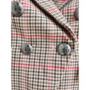 Banana Republic  Houndstooth Double Breasted Cadet Plaid Blazer Brown Women US 0 Photo 4