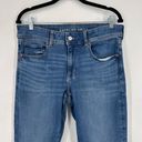 American Eagle  Outfitters Kick Boot Size 12 Long Super Stretch Distressed Jeans Photo 3