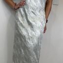 Carmen Marc Valvo  Collection Strapless Beaded Column Dress Photo 3