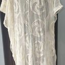 On The Road Ivory Sheer Embroidered Coverup Photo 1