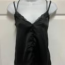 ASOS DESIGN Black Lace Satin Cami Top Photo 3