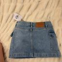 Princess Polly Denim Mini Cargo Skirt New With Tags Photo 3