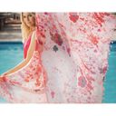 Peter Som  Sarong Dream Floral in Rose Quartz Swim Beach Coverup Womens One Size Photo 6