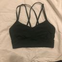 All In Motion Forest Green Strappy Sports Bra Photo 0