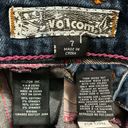 Volcom  Blue Dark Wash Custom Cutoff Denim Jean Shorts 7 Photo 4