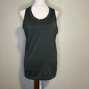 Athleta  Momentum sleeveless dark green shine sparkly racerback tank top size M Photo 2