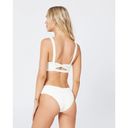 l*space L* Ribbed Vera Bikini Top in White XLarge New Womens Swimsuit Photo 12