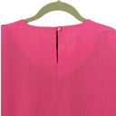 Susan Graver  S.G. Sport Pink Solid Short Sleeve Shell Size Large Photo 2