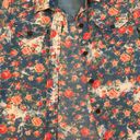 Bullhead Black  multicolor floral button down top Photo 6