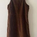 American Eagle Brown Corduroy Overalls Babydoll Mini Dress Size XS Photo 0