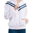 Zyia  Navy and White Breaker Jacket size Medium Photo 1