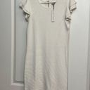 Alice + Olivia  Kellin Flutter Sleeve Bodycon Ribbed Sweater Dress Size L Photo 1