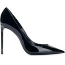 Saint Laurent  Zoe 110m Pump 39 black patent leather worn once BEAUTIFUL/classic Photo 3