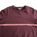 COS  Burgundy Speckled Pullover Sweatshirt Photo 5