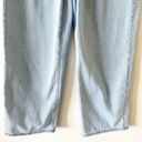 American Eagle  Wide Leg Crop Light Blue Balloon Waist Jeans Size 2 Light Wash Photo 4