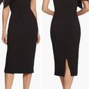 Dress the Population NWOT  Tiffany One-Shoulder Midi Dress Black M Photo 0