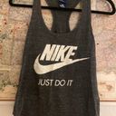 Nike Gray Racer Back Tank Photo 0