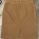 J.Crew  mercantile Tan Wool Pencil Skirt Womens 2 Norm Preppy Capsule Academia Photo 8