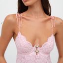 For Love & Lemons  Creamsicle Lace Mini Dress In Pale Pink. Size XS. Never Worn Photo 2