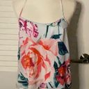 In Bloom  By Jonquil Size Small Pajama Tank Floral Lace Back Adjustable Straps Photo 0