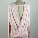 Sweaty Betty  Pink Open Back Long Sleeve Top Photo 5