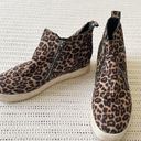 Soda Zip Platform Leopard Print Womens Sneakers Size 9 Photo 1